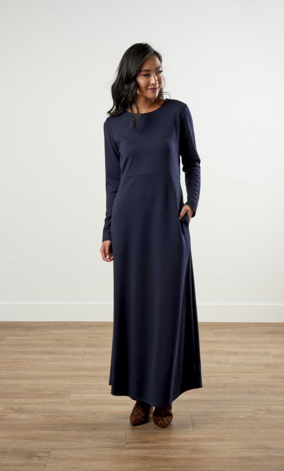 formal long sleeve maxi dress