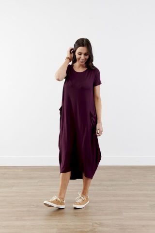 long sleeve cocoon dress